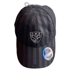 Subtle Patriot Eagle Stars & Stripes Adjustable Golf Hat NWT